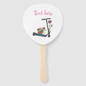 スイートアートスケッチ夏期ファンのセット ハンドファン (正面)