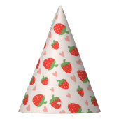 スイートイチゴ&ハートパーティー帽子 パーティーハット (左)