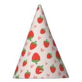 スイートイチゴ&ハートパーティー帽子 パーティーハット (右)