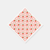 スイートイチゴ&フラワーナプキンス スタンダードカクテルナプキン (角)