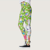 スイートイースターバニーバスケットエッグレギンス レギンス (左)