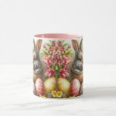 スイートイースターバニーラビットコーヒーマグ マグカップ (中央)