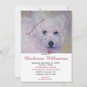 スイートウェスティウィッシュハッピーバースデー 招待状 (正面)