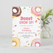 スイートウォーターカラードーナツ1st birthday 招待状 (スタンド正面)