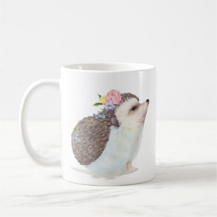 スイートウォーターカラーハリネズミ コーヒーマグカップ