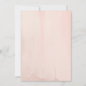 スイートウォーターカラーブーケ | 招待状 (裏面)