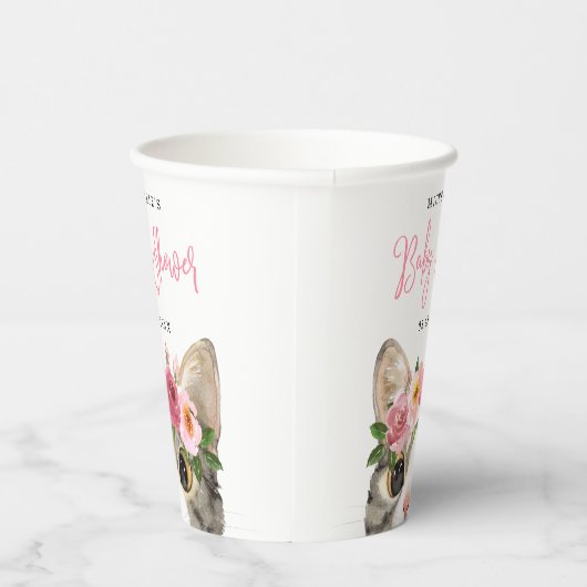 スイートウォーター子猫ガールベビーシャワー 紙コップ (右)