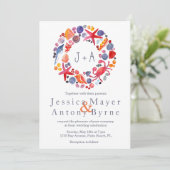 スイートウォーター色航海のリースビーチ結婚式 招待状 (スタンド正面)