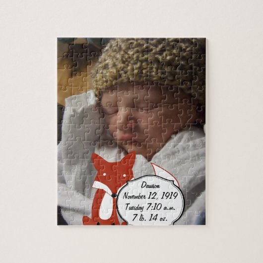 スイートウッドランドキツネシャワーギフト ジグソーパズル (縦)