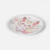 スイートウッドランドキツネベビーシャワー ペーパープレート (アングル)