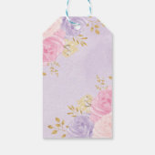 スイートウッドランドフェアリー/赤面ラベンダーバラベビー ギフトタグ (裏面)