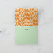 スイートウッドランドフレンズベビーシャワーサンキューカード サンキューカード (内部)