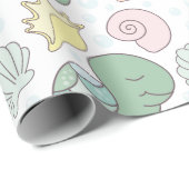 スイートウミガメ及びベビーラッピング紙 ラッピングペーパー (ロールコーナー)