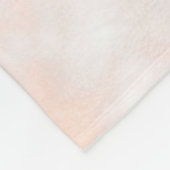 スイートエレガント16誕生日赤面ピンク金ゴールドグリッター フリースブランケット (角)