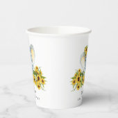 スイートエレファントニュートラルベビーシャワー 紙コップ (左)