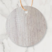 スイートエレファントフローラ素朴ガールベビーシャワー フェイバータグ (裏面)