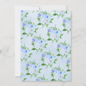 スイートエレファントボーイズベビーシャワー招待状 招待状 (裏面)