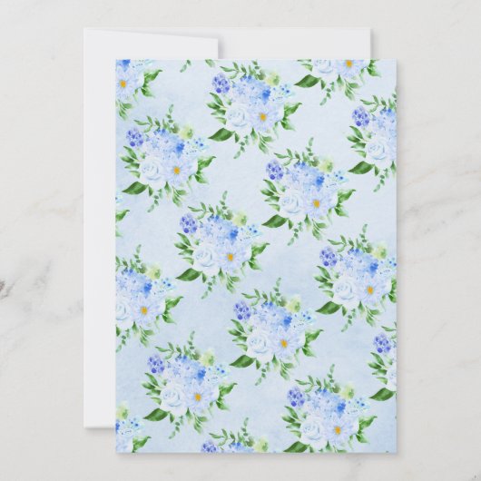 スイートエレファントボーイズベビーシャワー招待状 招待状 (裏面)