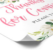 スイートエレファント赤面感謝していピンクフローラfor 来s ポスター (角)