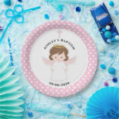 スイートエンジェル洗礼ファーストコミュニオンパーティー ペーパープレート (パーティー)