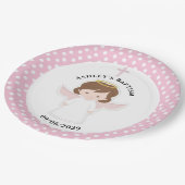 スイートエンジェル洗礼ファーストコミュニオンパーティー ペーパープレート (アングル)