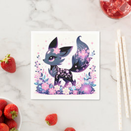 スイートエンチャントキツネベビーシャワー スタンダードカクテルナプキン