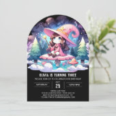 スイートエンチャントレスウィザード誕生日 招待状 (スタンド正面)