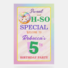 スイートオッソ特別誕生日ドーナツ アクリルサイン