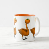 スイートオレンジ ハロウィーン スワン ツートーンマグカップ (正面右)