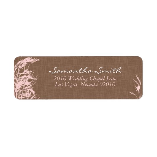 スイートオータムブライド戻りラベルB ラベル (正面)