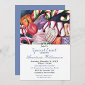 スイートオープンハウスパーティーイベント招待 招待状 (正面/裏面)