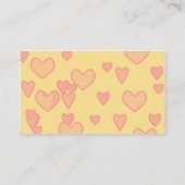 スイートカップケーキの名刺 名刺 (裏面)