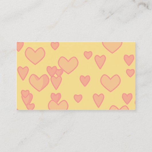 スイートカップケーキの名刺 名刺 (裏面)