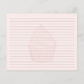 スイートカップケーキベーキングファミリーレシピカード (裏面)