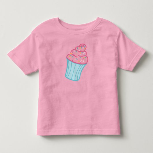 スイートカップケーキ トドラーTシャツ (正面)