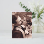 スイートカップルヴィンテージはがき ポストカード (スタンド正面)