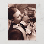 スイートカップルヴィンテージはがき ポストカード (正面)