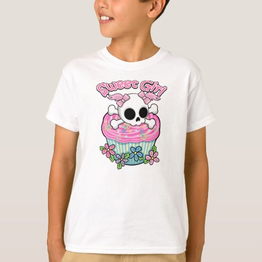 スイートガールスカル Tシャツ (正面)