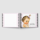 スイートガールベビーシャワーゲストブック ゲストブック (全面)