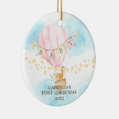 スイートガールベビー初めてのクリスマスオーナメント セラミックオーナメント (右)