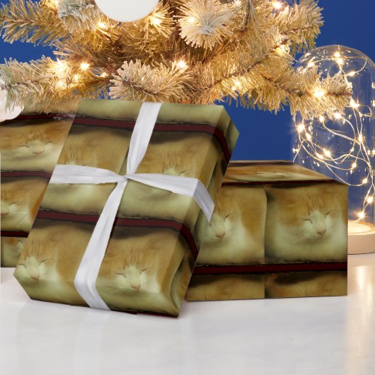 スイートキティキャットラッピング紙 ラッピングペーパー (クリスマス)