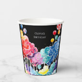 スイートキャお洒落ンドランド誕生日 紙コップ (正面)