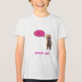 「スイートキャット」 トライブレンドTシャツ