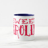 スイートキャロラインレッドタトゥーフォント マグカップ (中央)