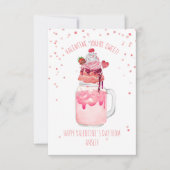 スイートキャンディミルクシェイク教室バレンタイン カード (正面)
