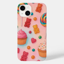 スイートキャンディランド電話ケース – かわいいパステルキャンディド Case-Mate iPhone 14ケース