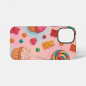 スイートキャンディランド電話ケース – かわいいパステルキャンディド iPhoneケース (裏面横)