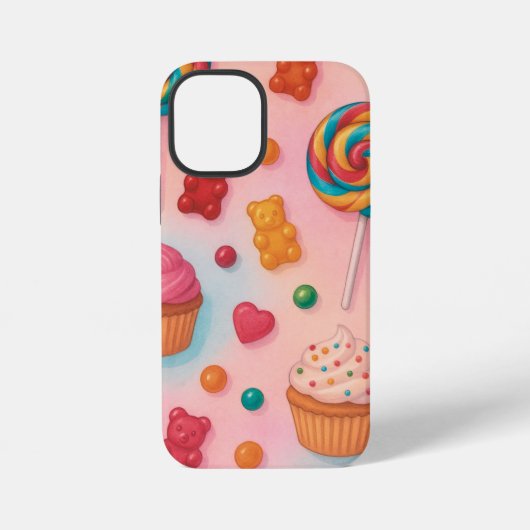 スイートキャンディランド電話ケース – かわいいパステルキャンディド iPhoneケース (裏面)