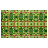 スイートクリスマスオダマキ（植物）生地 ファブリック (ファットクウォーター)