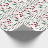 スイートクリスマスキャンディトリート ラッピングペーパー (角)